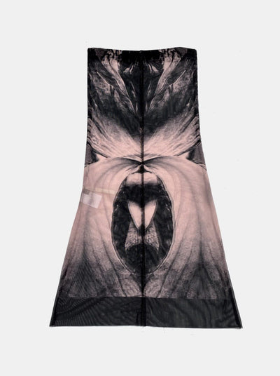 SHEER MESH DRESS-Lalameemee-APOC STORE