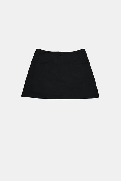 HORIZON DART MINI SKIRT BLACK-Lalameemee-APOC STORE