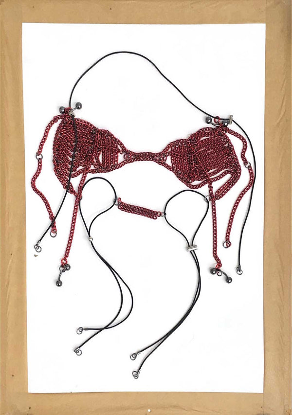 RED CHAINS Top-JALACONDA-APOC STORE