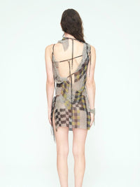 Chess Lime Long Top-JALACONDA-APOC STORE