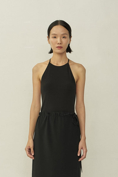 Black Skinny Apron Top-arc us arkus-APOC STORE