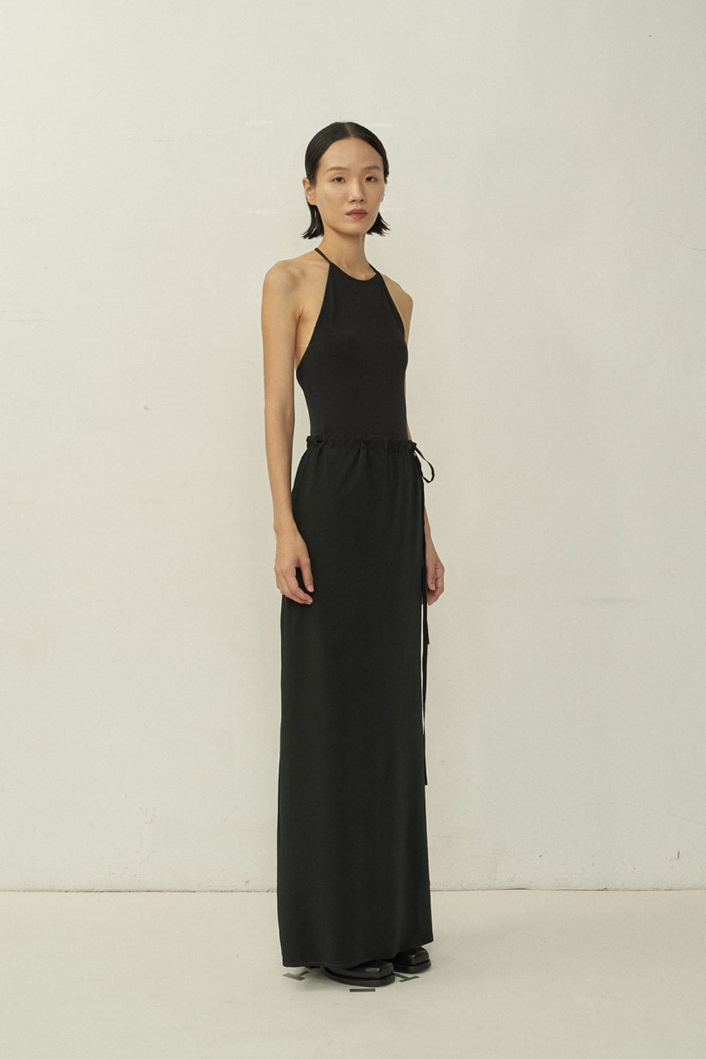 Black Skinny Apron Top-arc us arkus-APOC STORE