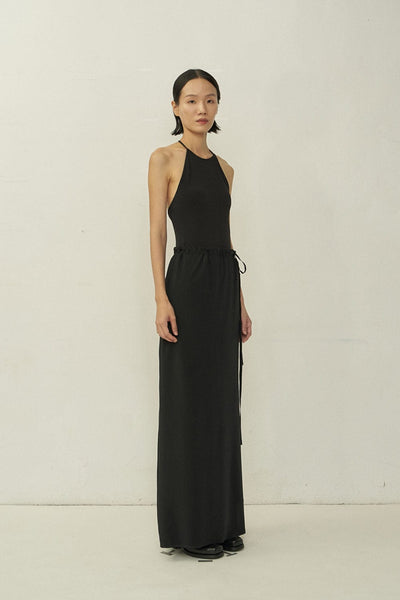 Black Skinny Apron Top-arc us arkus-APOC STORE