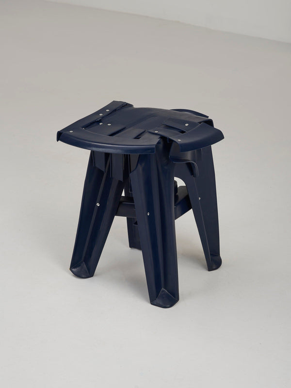 Copytopia Stool dark blue-Pierre Castignola-APOC STORE