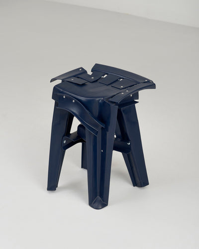Copytopia Stool dark blue-Pierre Castignola-APOC STORE