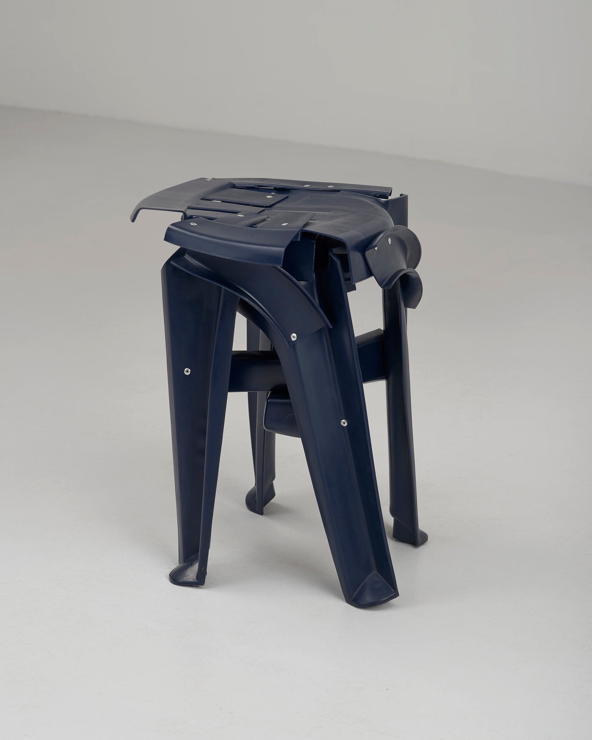 Copytopia Stool dark blue-Pierre Castignola-APOC STORE