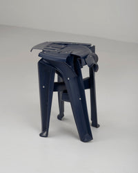 Copytopia Stool dark blue-Pierre Castignola-APOC STORE