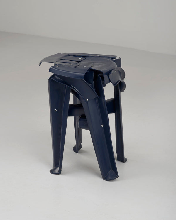 Copytopia Stool dark blue-Pierre Castignola-APOC STORE