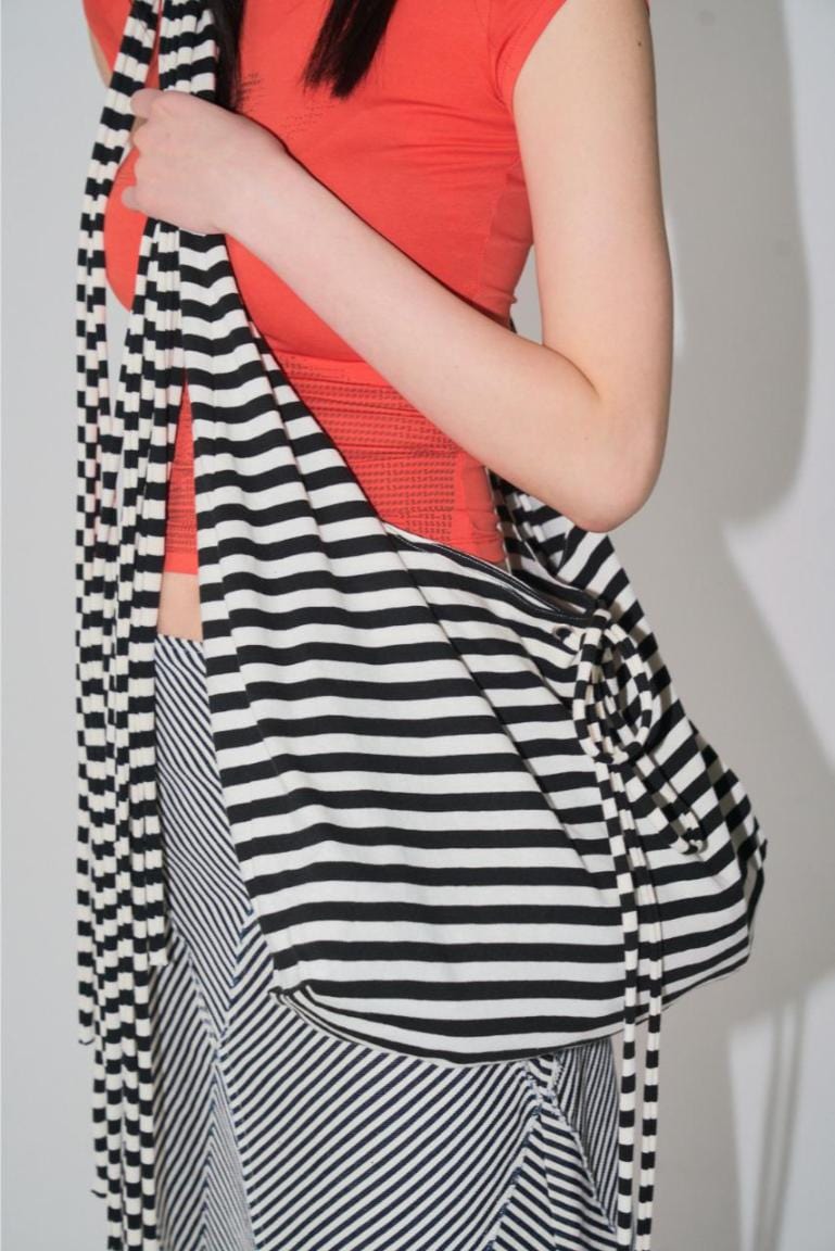 Polo String Bag Large Black-Nibgnus-APOC STORE