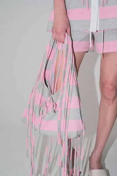 Polo String Bag Medium Pink-Nibgnus-APOC STORE