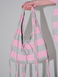 Polo String Bag Medium Pink-Nibgnus-APOC STORE