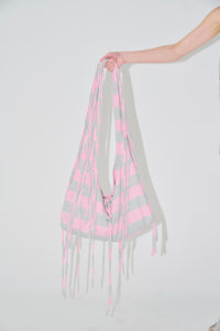 Polo String Bag Large Pink-Nibgnus-APOC STORE