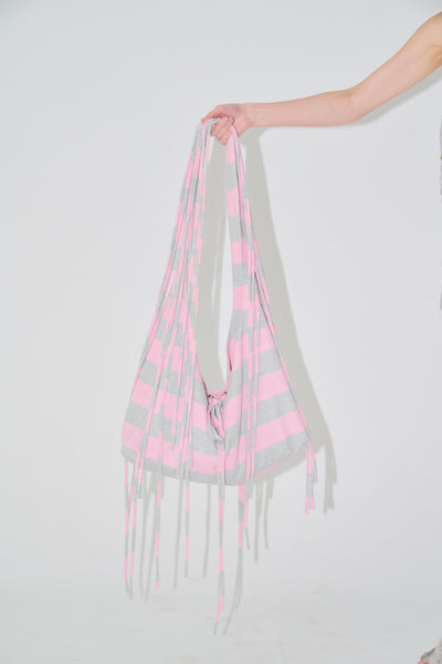 Polo String Bag Large Pink-Nibgnus-APOC STORE