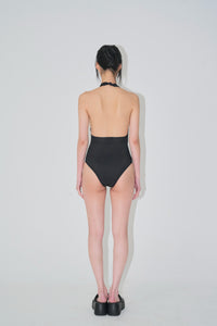 heart scarf onepiece black-Nibgnus-APOC STORE