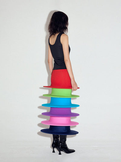 Discs dress in Rainbow-Sun Woo-APOC STORE