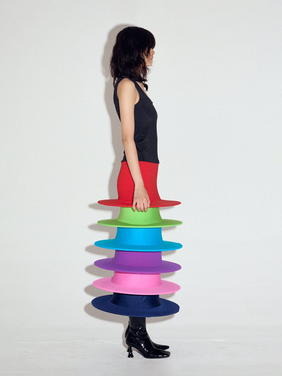 Discs dress in Rainbow-Sun Woo-APOC STORE
