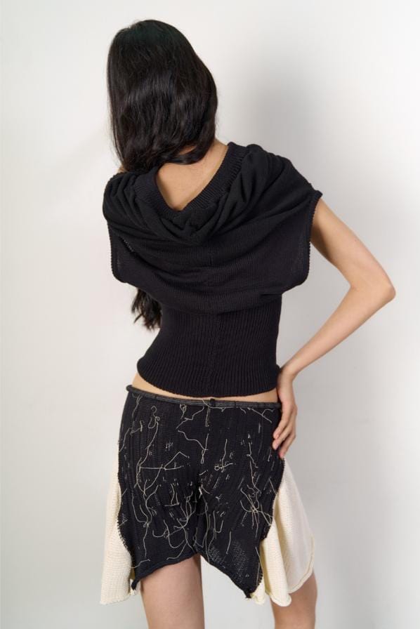 Triangle Hood Vest-Krystal Paniagua-APOC STORE