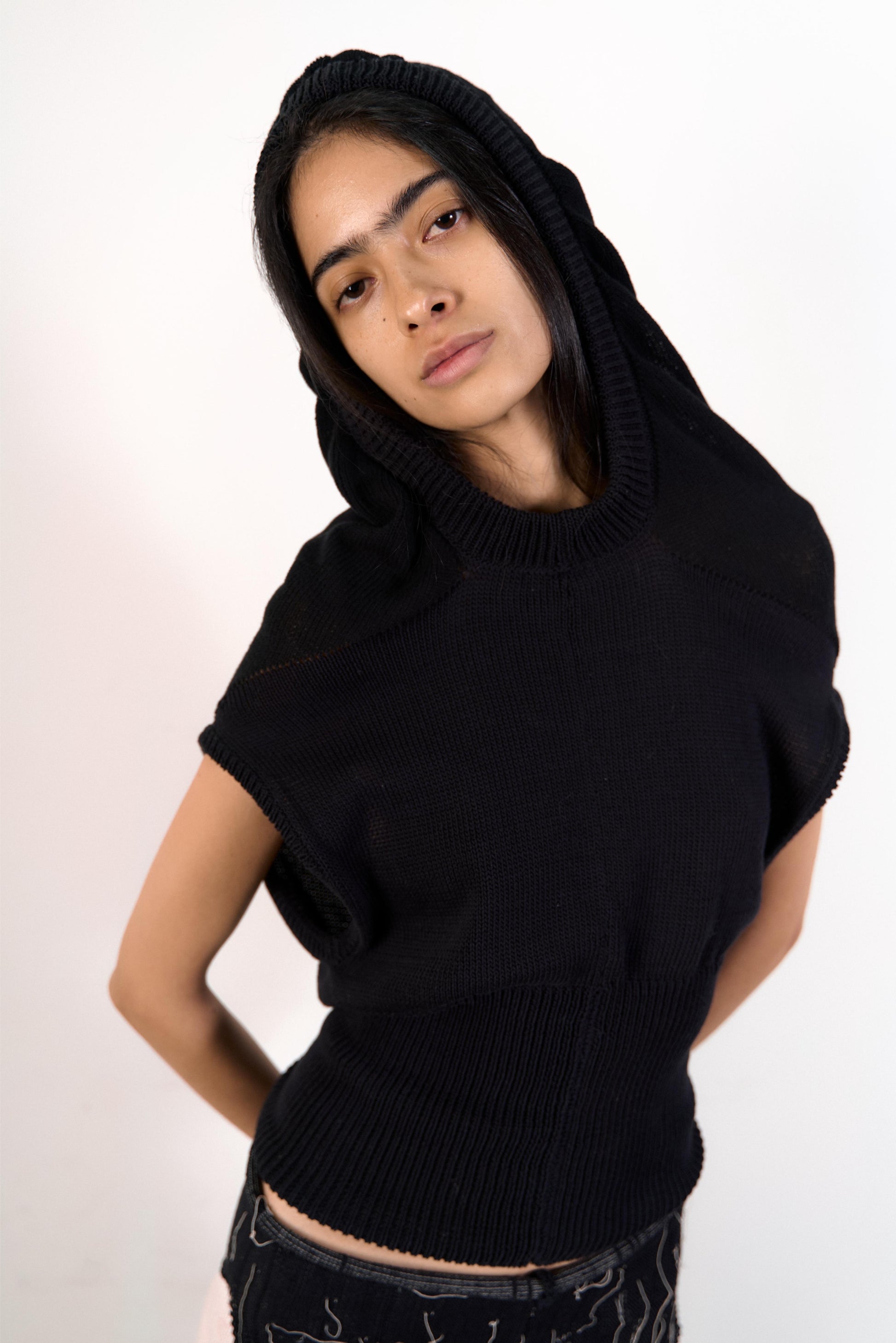 Triangle Hood Vest-Krystal Paniagua-APOC STORE