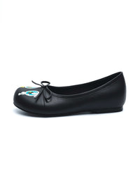 GO VACAY Anime Pearl Tears Flats Black-EMPTY BEHAVIOR-APOC STORE