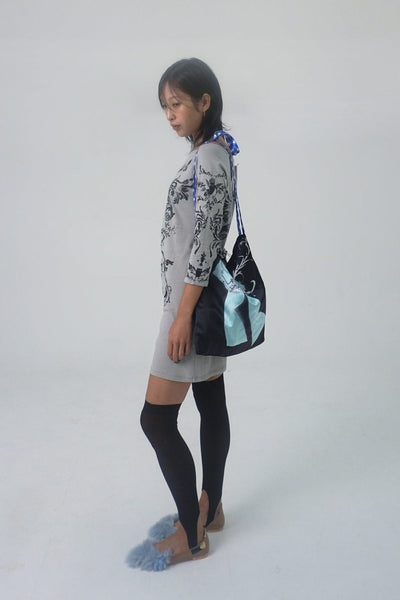 ORBIT DRESS LIGHT GREY-Lalameemee-APOC STORE
