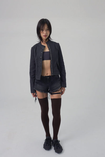 MICRO DENIM SHORTS-Lalameemee-APOC STORE