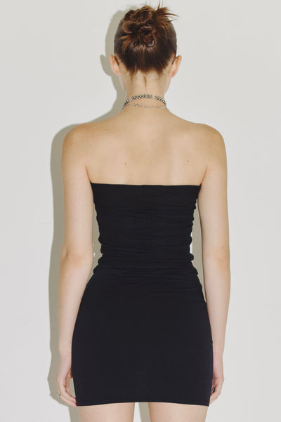 HEART STRING TUNNEL TOP BLACK-Nibgnus-APOC STORE