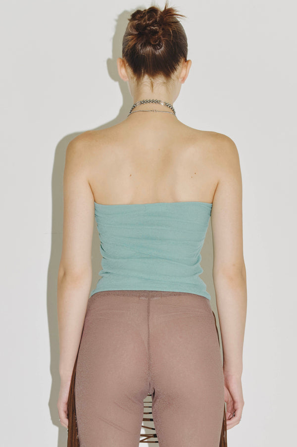 HEART STRING TUNNEL TOP GREEN-Nibgnus-APOC STORE