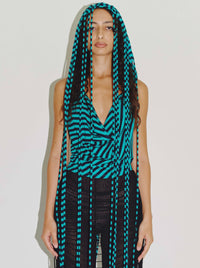 PARACHUTE HOOD HALTER MINT/NAVY-Nibgnus-APOC STORE