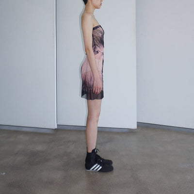 SHEER MESH DRESS-Lalameemee-APOC STORE