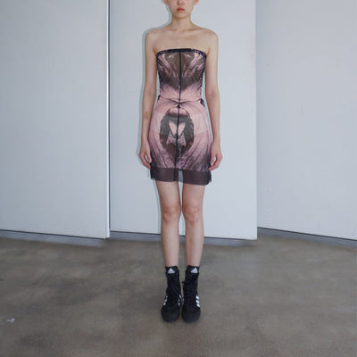 SHEER MESH DRESS-Lalameemee-APOC STORE