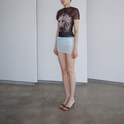 HALTERNECK MESH BLOUSE-Lalameemee-APOC STORE