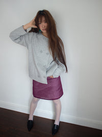 Jersey Double-B Jacket-mesh blanca-APOC STORE