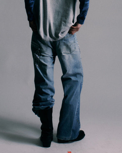 Studded Denim jeans #3-Hannah Creak-APOC STORE