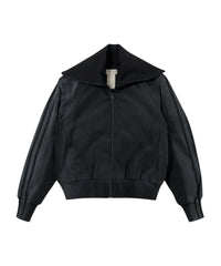 SPRAYED TRACK ZIP-UP BLACK-EGNARTS-APOC STORE