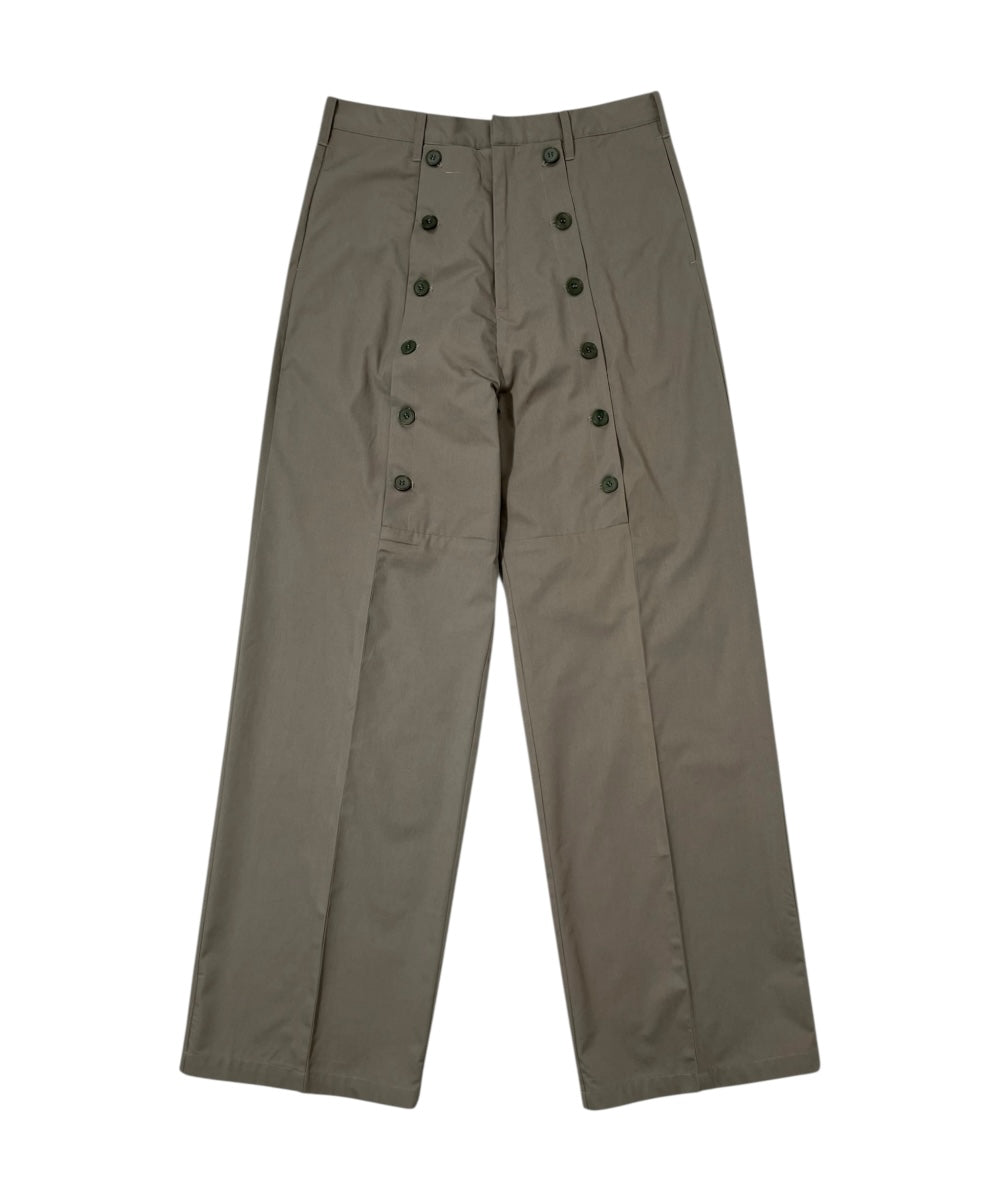 HIDDEN POCKET TROUSERS KHAKI GRAY-EGNARTS-APOC STORE