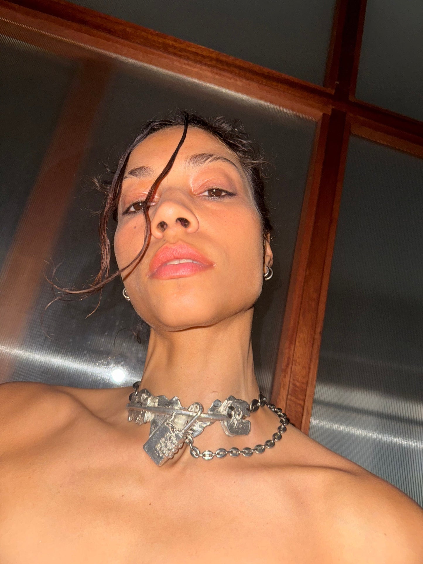 "Locked Up" choker-Alizee Quitman-APOC STORE