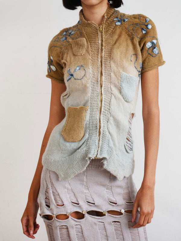 OFF DUTY RAGLAN ZIP UP-GRACE GUI-APOC STORE