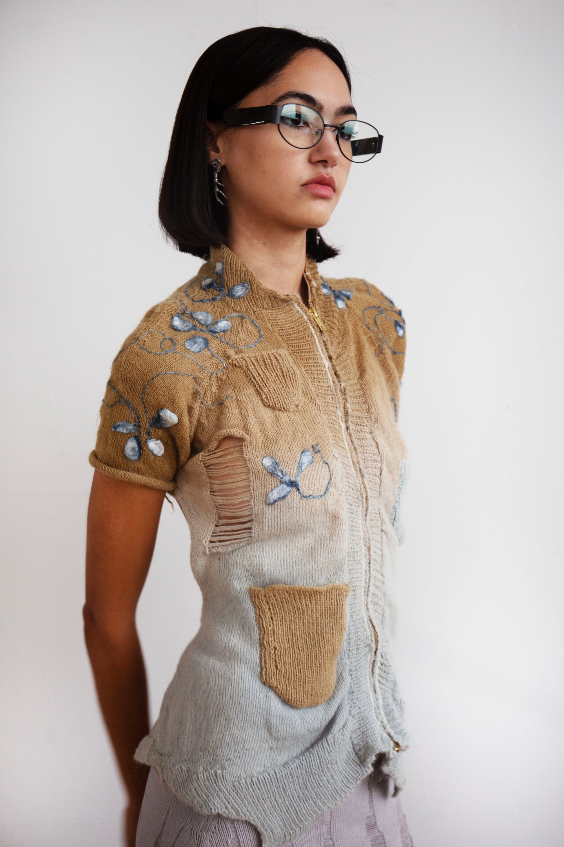 OFF DUTY RAGLAN ZIP UP-GRACE GUI-APOC STORE