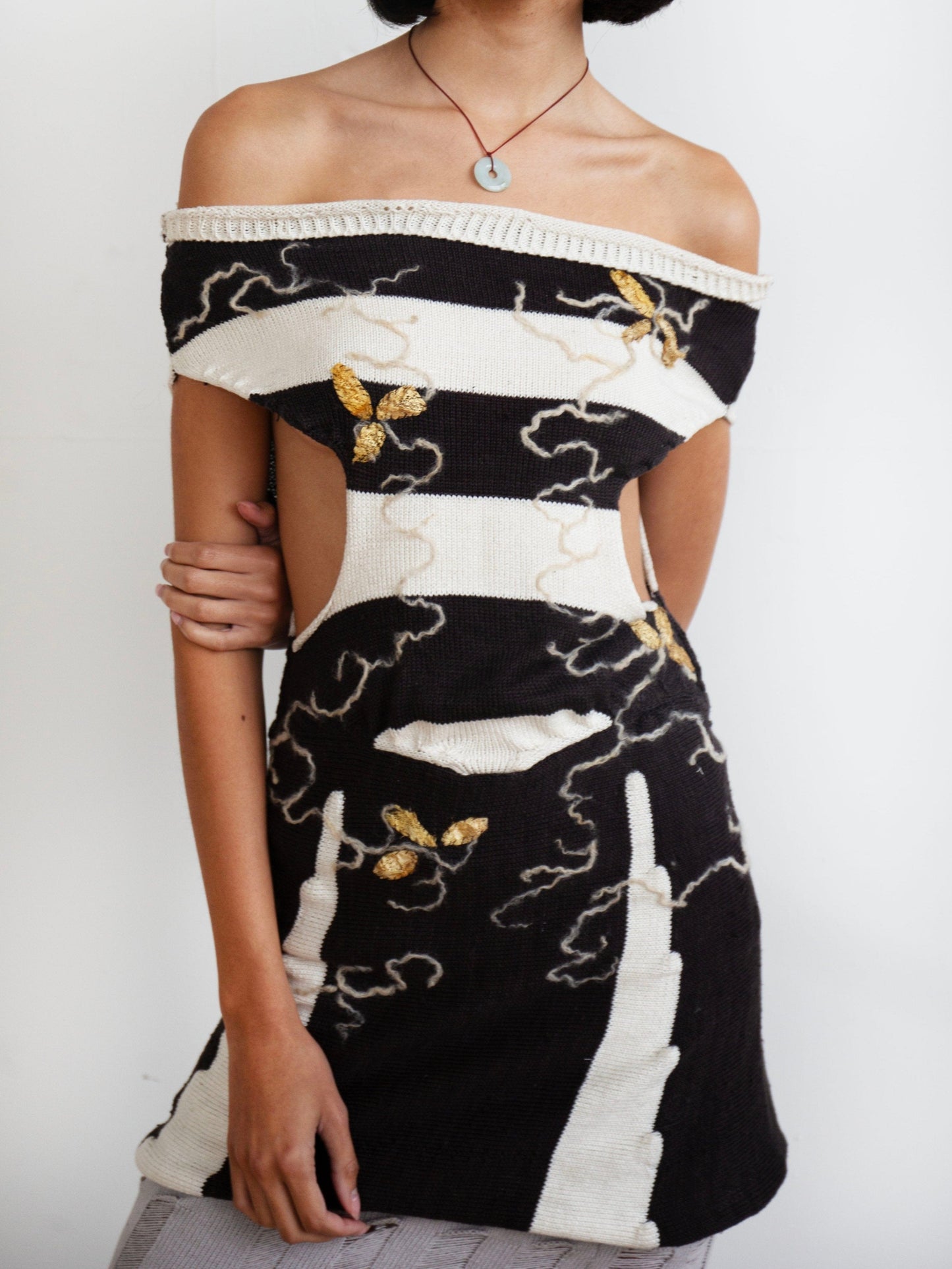 OFF SHOULDER INK DRESS-GRACE GUI-APOC STORE