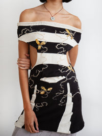 OFF SHOULDER INK DRESS-GRACE GUI-APOC STORE