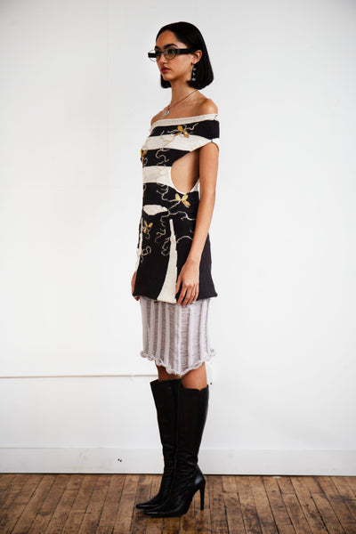 OFF SHOULDER INK DRESS-GRACE GUI-APOC STORE