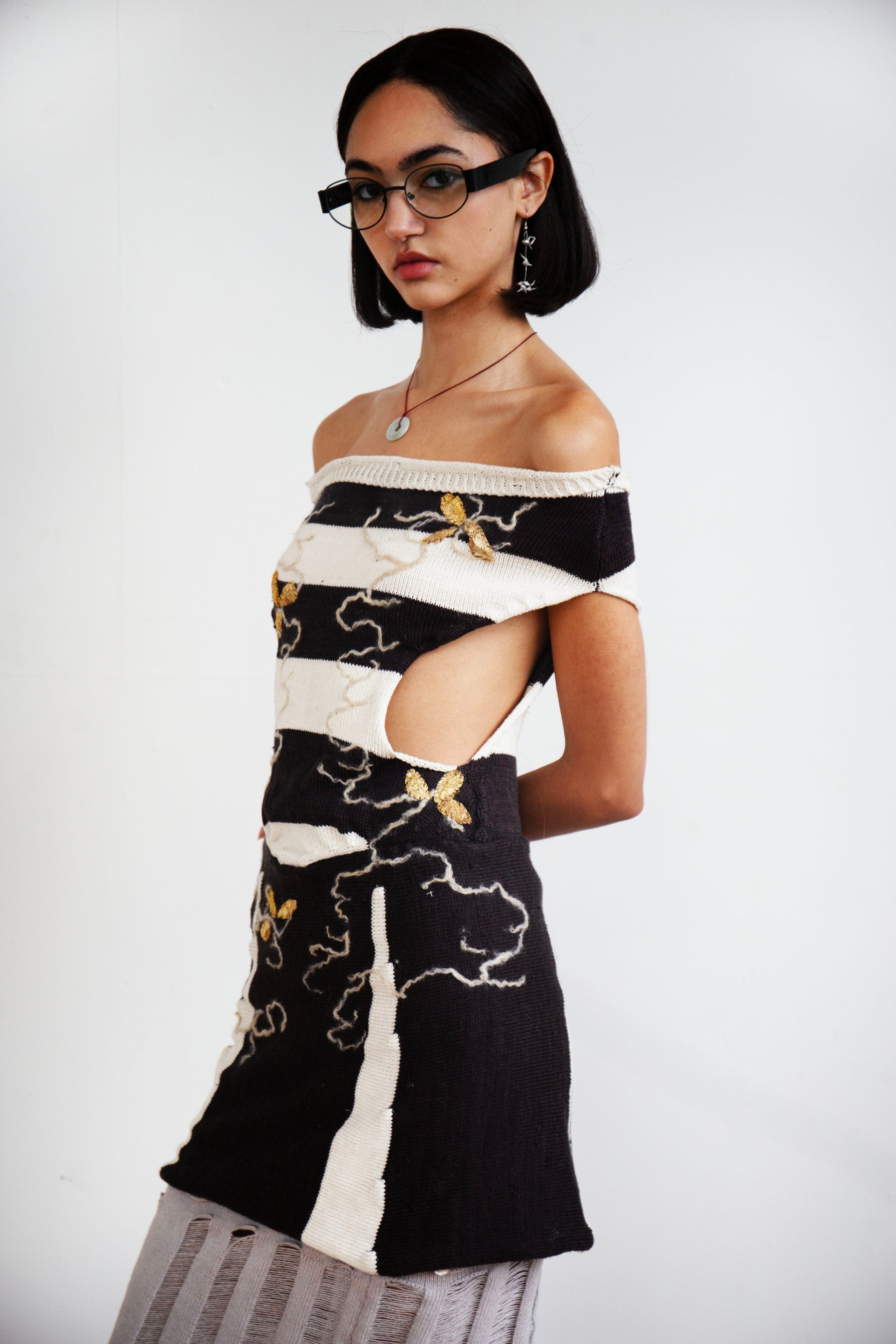 OFF SHOULDER INK DRESS-GRACE GUI-APOC STORE