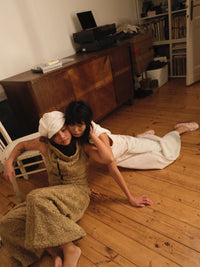 Wide-Cut Teddy Pants-Polyhedron-APOC STORE