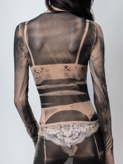 THE TATOO DRESS-Kenza Iatrides-APOC STORE