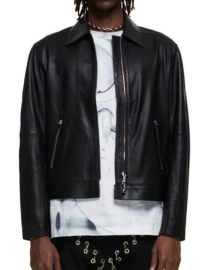 Lamb Skin Work Jacket-XIMONLEE-APOC STORE