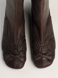 HOTARU BOOTS BROWN-Invasive Modification-APOC STORE