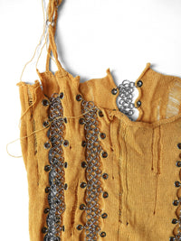 Mustard chainmail tank-ssdslsns-APOC STORE
