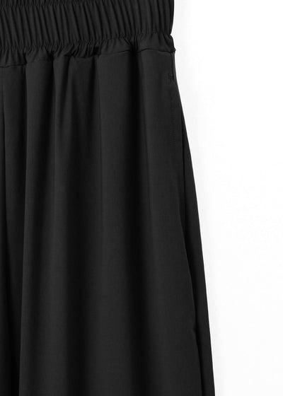 RUFFLE BOOTCUT PANTS BLACK-SAENGIN STUDIOS-APOC STORE