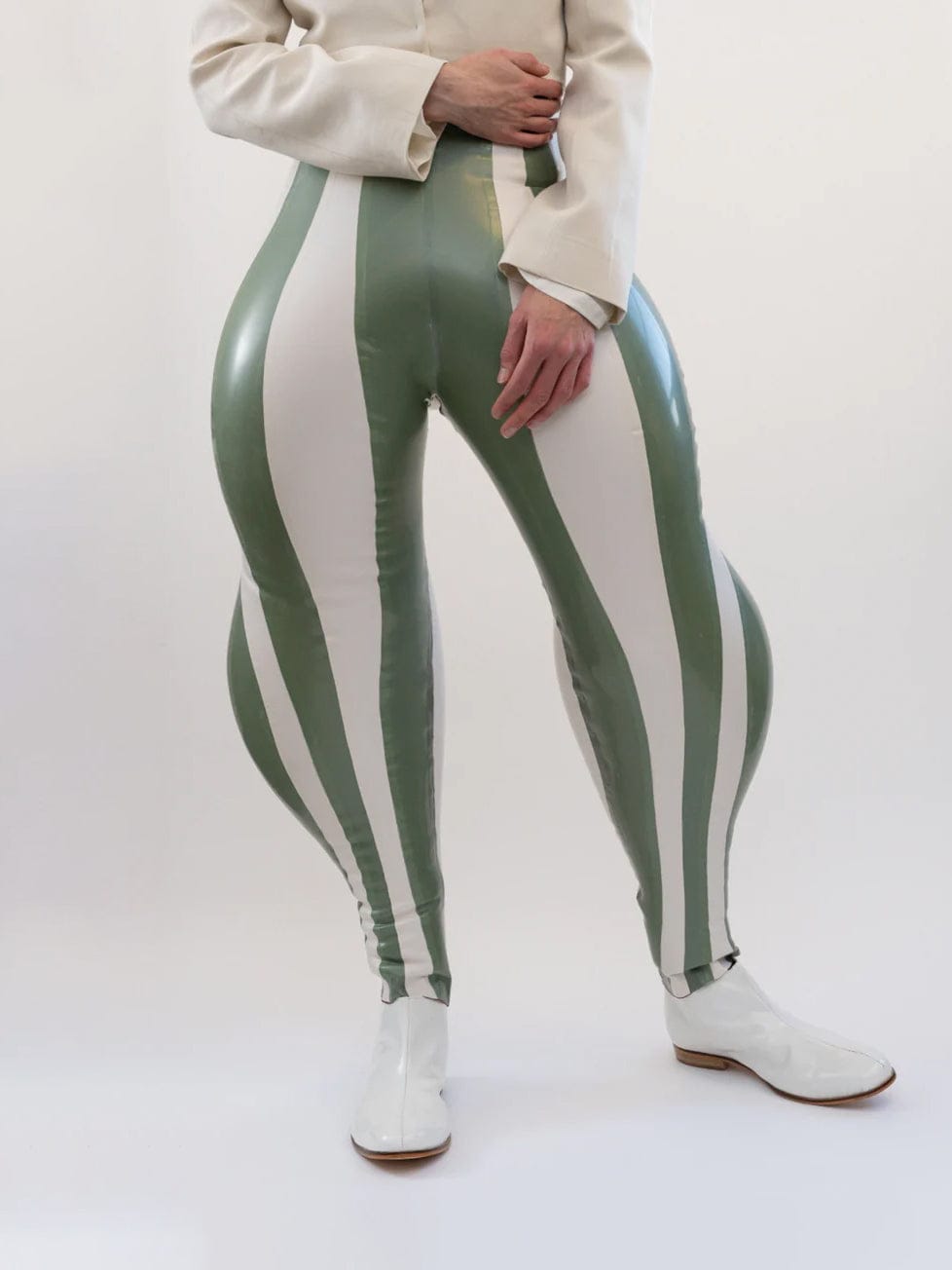 Striped Swirl Inflatable Trousers | HARRI Exclusive-harri-APOC STORE