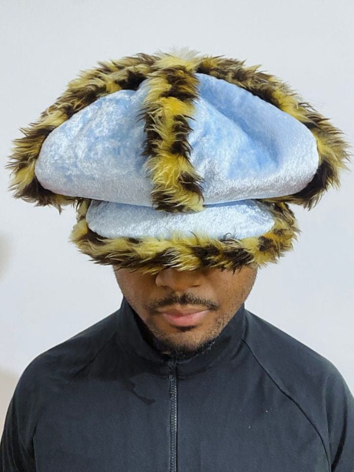 Prince Leopard Fuzz Baker Crown Hat-Benny Andallo-APOC STORE